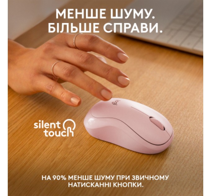 Logitech Мишка Logitech M240 Silent Bluetooth Rose (910-007121)
