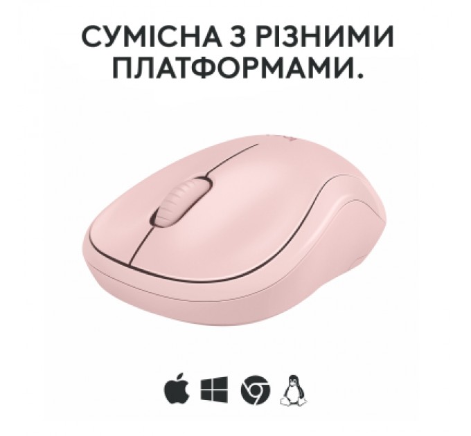 Logitech Мишка Logitech M240 Silent Bluetooth Rose (910-007121)