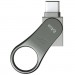 Silicon Power USB флеш накопичувач Silicon Power 128 GB DriveMobile C80 USB 3.1 + Type-C Silver (SP128GBUC3C80V1S)