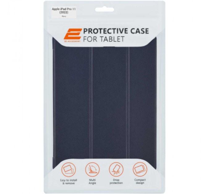 2E Чохол до планшета 2E Apple iPad Pro 11(2022), Flex, Navy (2E-IPAD-PRO11-IKFX-NV)