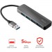Trust Концентратор Halyx 4-Port USB-A 3.2 Grey Trust (24947_TRUST)