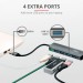 Trust Концентратор Halyx 4-Port USB-A 3.2 Grey Trust (24947_TRUST)