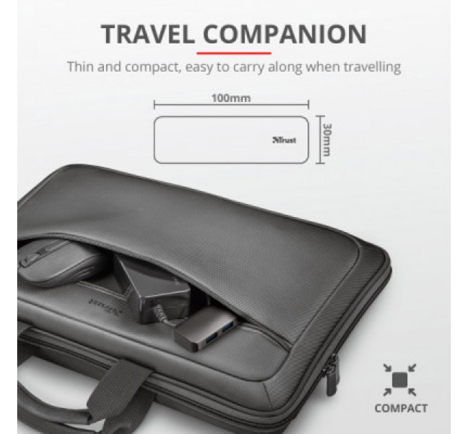 Trust Концентратор Halyx 4-Port USB-A 3.2 Grey Trust (24947_TRUST)