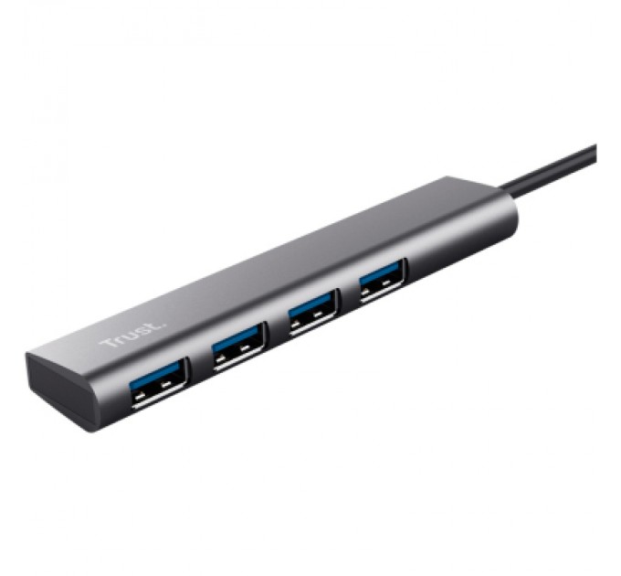 Trust Концентратор Halyx Type-C to 4-Port USB-A 3.2 Grey Trust (24948_TRUST)