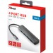 Trust Концентратор Halyx Type-C to 4-Port USB-A 3.2 Grey Trust (24948_TRUST)