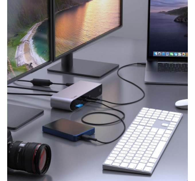 Belkin Порт-реплікатор Belkin USB-C Pro Thunderbolt 4 Dock Triple Display Dock 8K (INC006VFSGY)