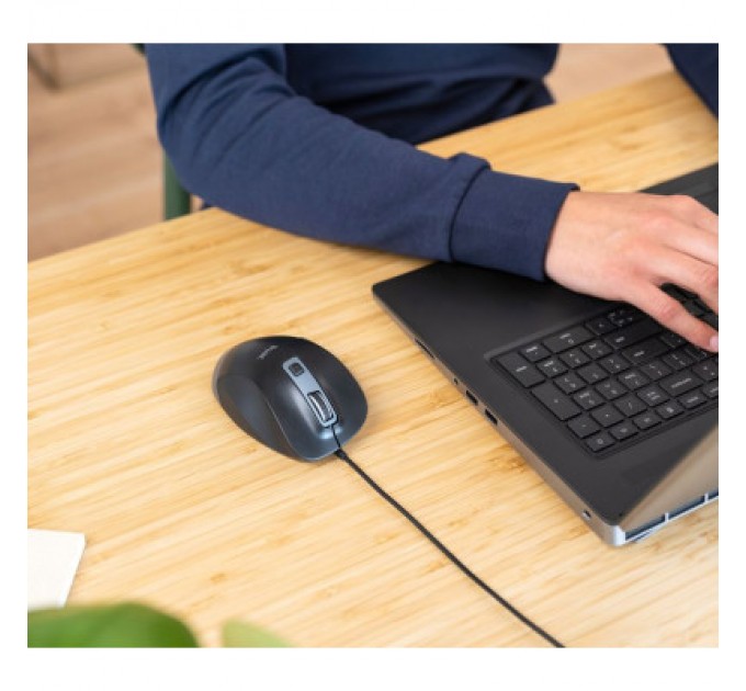 Trust Мишка Trust Fyda Comfortable ECO USB Black-GREY (24728)