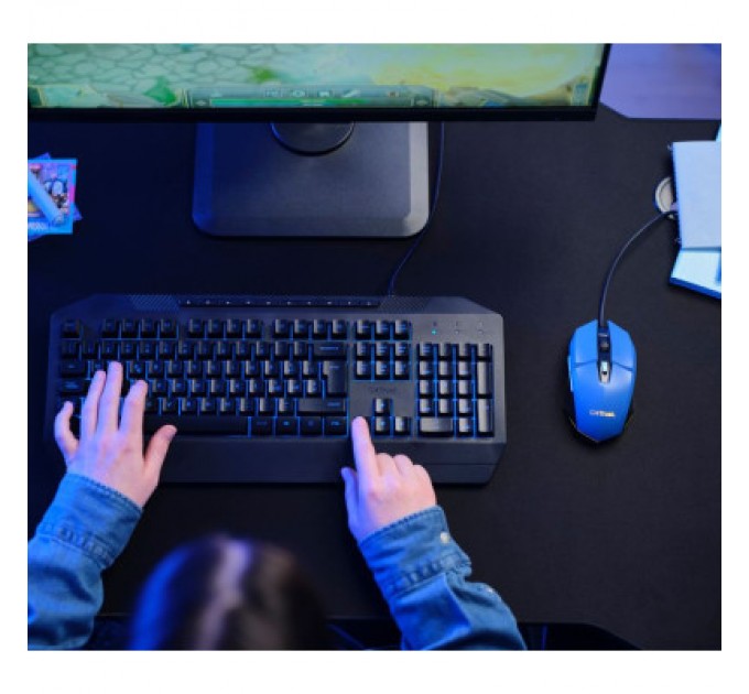 Trust Мишка Trust GXT 109 Felox RGB Blue (25067)