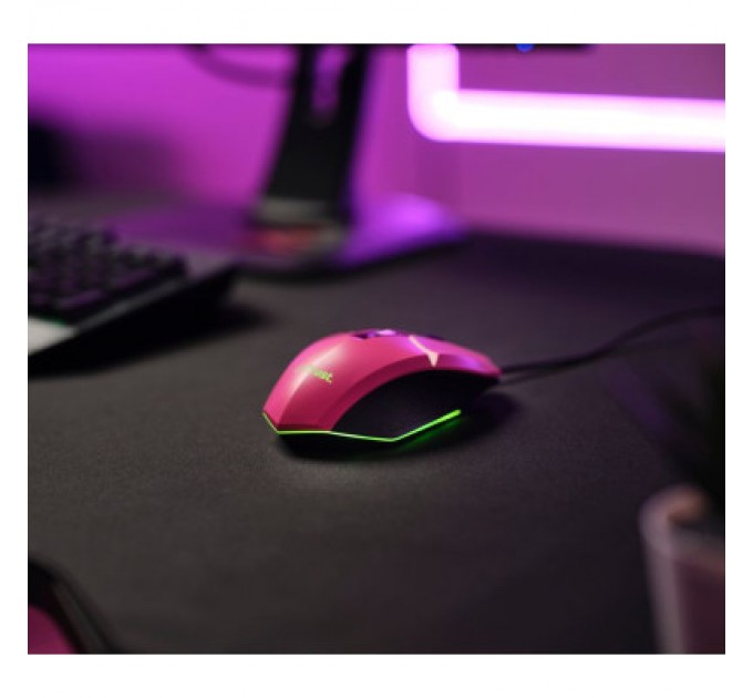 Trust Мишка Trust GXT 109 Felox RGB Pink (25068)
