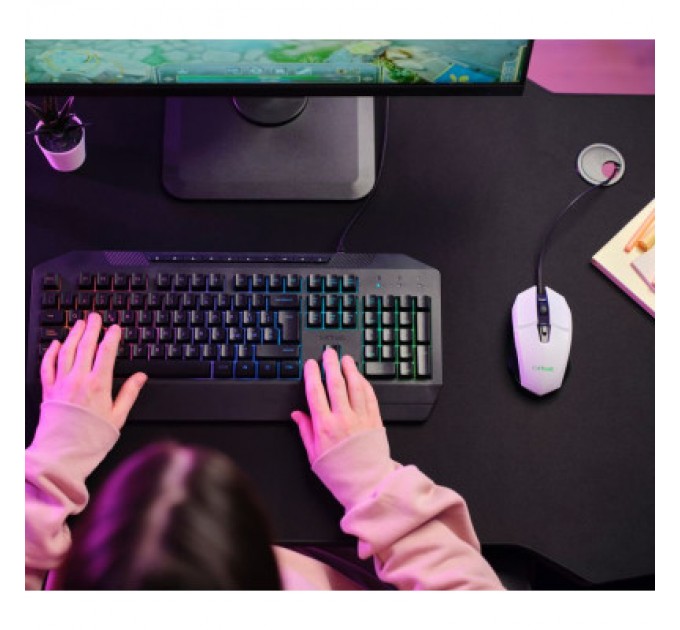 Trust Мишка Trust GXT 109 Felox RGB White (25066)