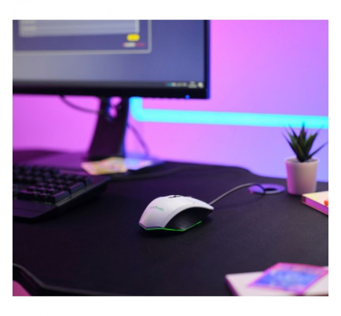 Trust Мишка Trust GXT 109 Felox RGB White (25066)