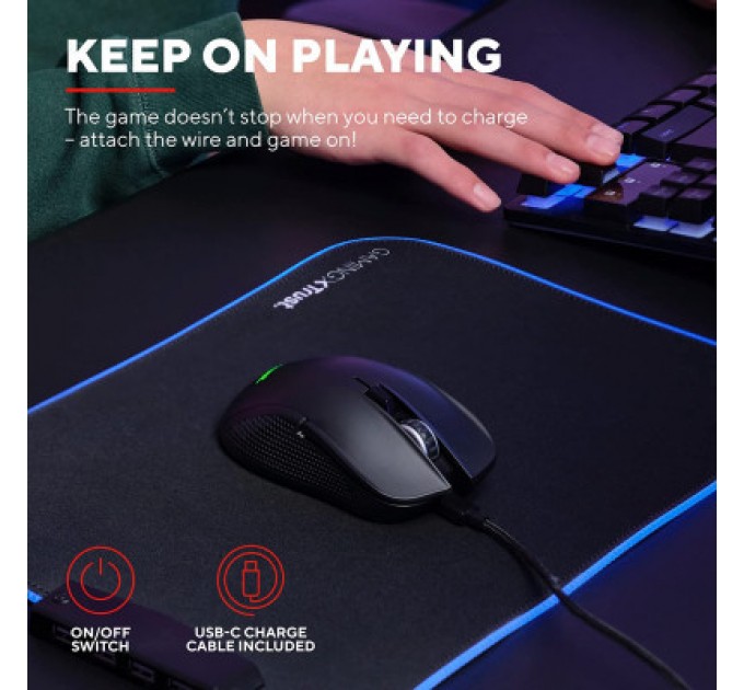 Trust Мишка Trust GXT923 YBAR Wireless Black (24888)