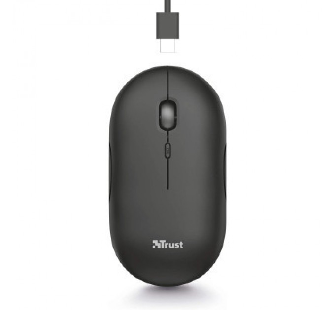 Trust Мишка Trust Puck Wireless/Bluetooth Silent Black (24059)