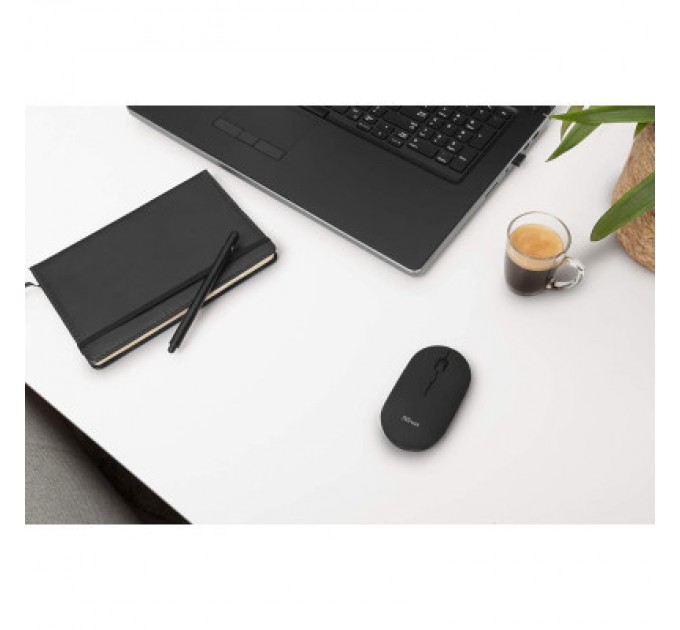 Trust Мишка Trust Puck Wireless/Bluetooth Silent Black (24059)