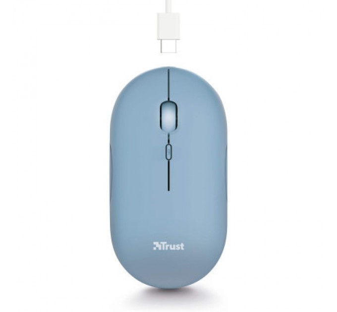 Trust Мишка Trust Puck Wireless/Bluetooth Silent Blue (24126)