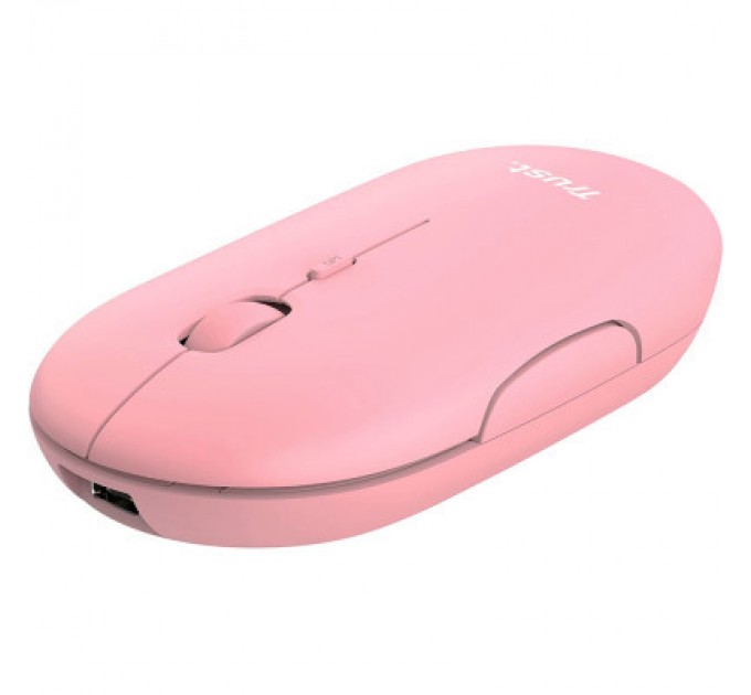 Trust Мишка Trust Puck Wireless/Bluetooth Silent Pink (24125)
