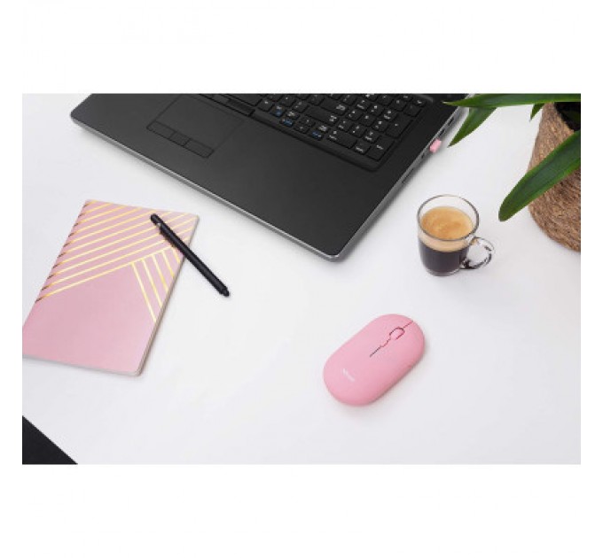 Trust Мишка Trust Puck Wireless/Bluetooth Silent Pink (24125)