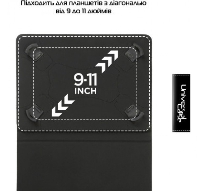 Armorstandart Чохол до планшета Armorstandart Silicone Hooks 10 Black (ARM59078)