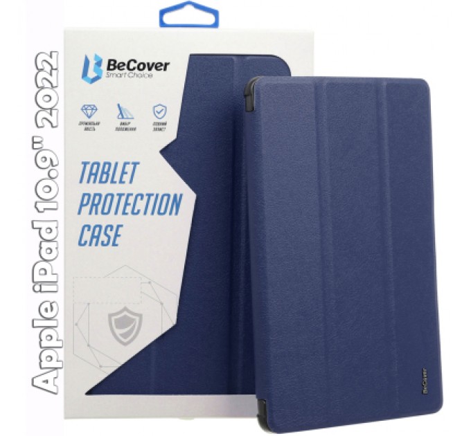 BeCover Чохол до планшета BeCover Smart Case Apple iPad 10.9" 2022 Deep Blue (709190)