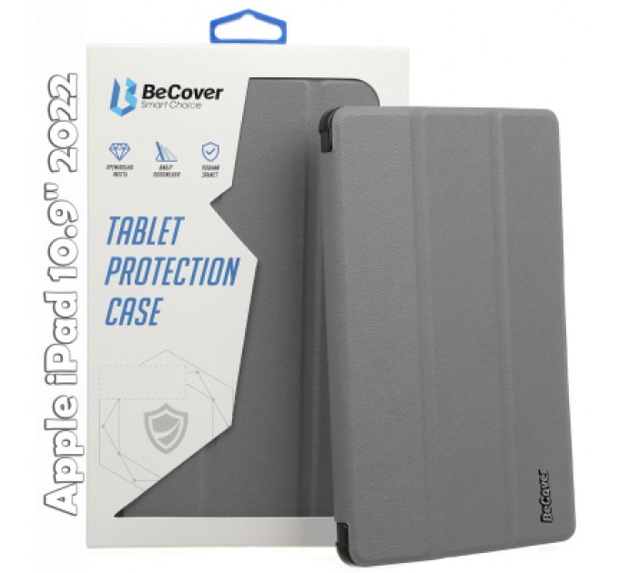 BeCover Чохол до планшета BeCover Smart Case Apple iPad 10.9" 2022 Gray (709192)