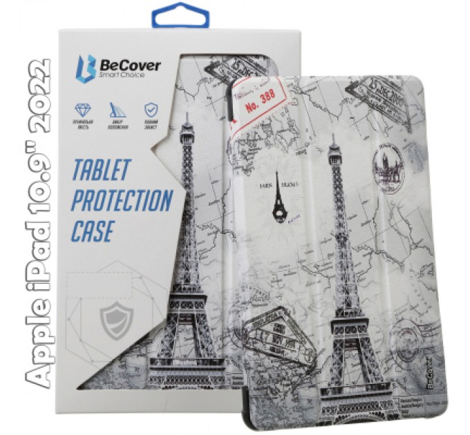 BeCover Чохол до планшета BeCover Smart Case Apple iPad 10.9" 2022 Paris (709197)