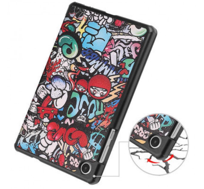 BeCover Чохол до планшета BeCover Smart Case Lenovo Tab M8(4rd Gen) TB-300FU 8" Graffiti (709218)
