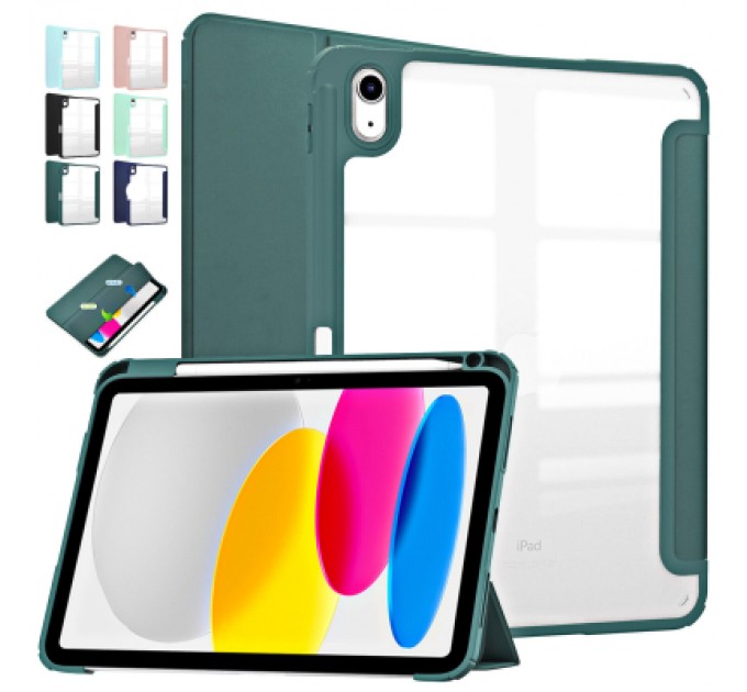 BeCover Чохол до планшета BeCover Soft Edge BeCover Apple iPad 10.9" 2022 Dark Green (709182)