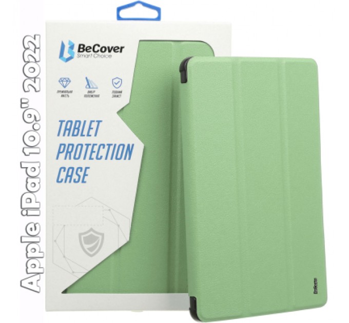 BeCover Чохол до планшета BeCover Soft Edge BeCover Apple iPad 10.9" 2022 Green (709183)