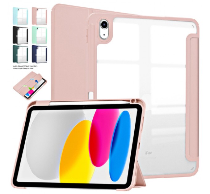 BeCover Чохол до планшета BeCover Soft Edge BeCover Apple iPad 10.9" 2022 Rose Gold (709186)