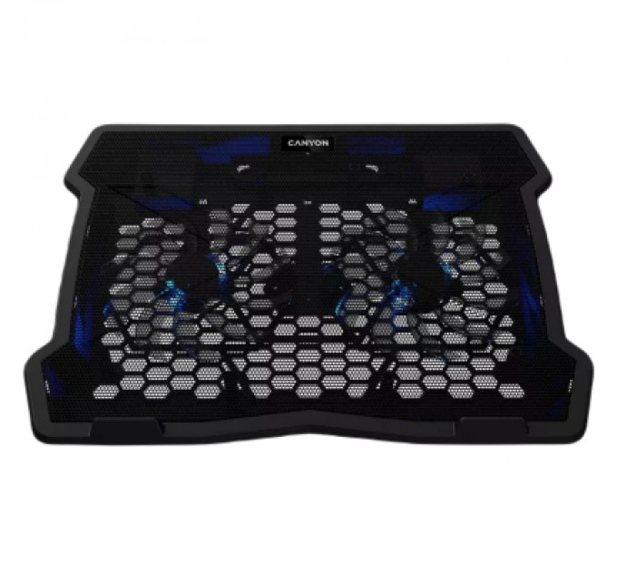 Canyon Підставка до ноутбука Canyon NS03, 10-15.6 laptop, dual-fan with 2x2.0 USB hub (CNE-HNS03)