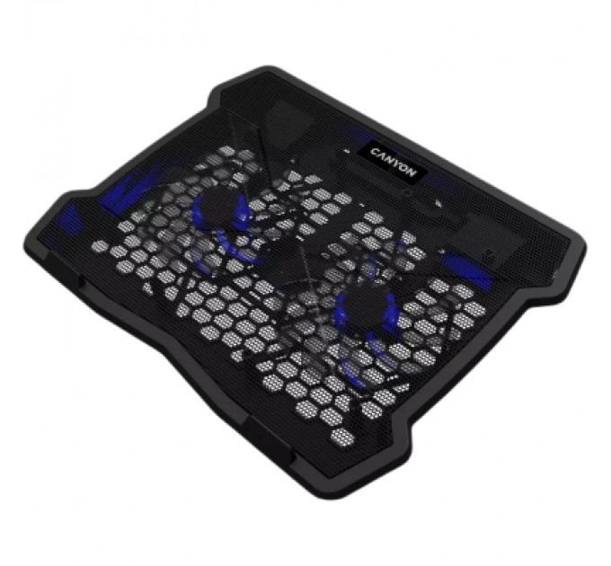 Canyon Підставка до ноутбука Canyon NS03, 10-15.6 laptop, dual-fan with 2x2.0 USB hub (CNE-HNS03)