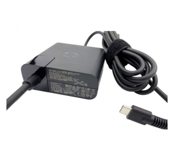 HP Блок живлення до ноутбуку HP 65W 20V, 3.25A + 15V, 4.33A + 12V, 5A + 9V, 3A + 5V, 3A, USB type-C (TPN-CA06 / A40369)