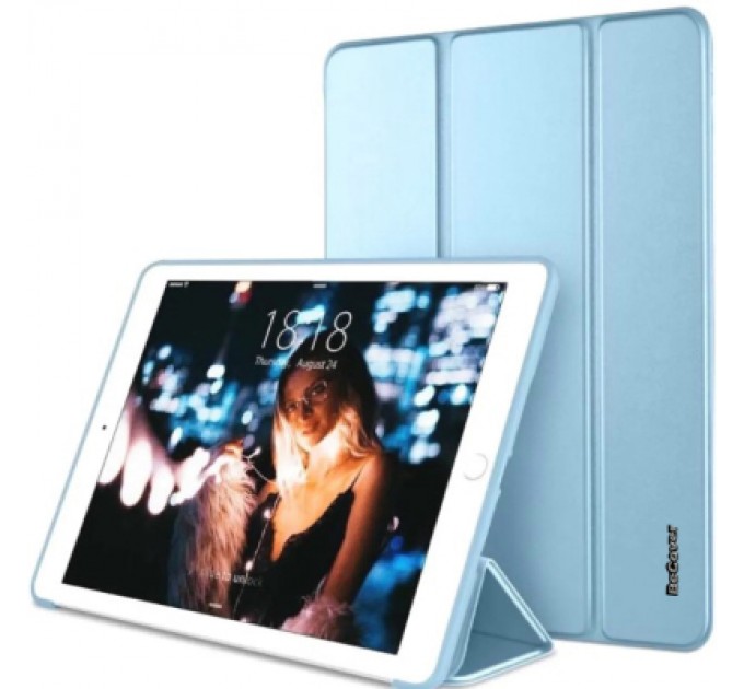 BeCover Чохол до планшета BeCover Tri Fold Soft TPU Silicone Apple iPad 9.7 2017/2018 A1822/A1823/A1893/A1954 Light Blue (708512)