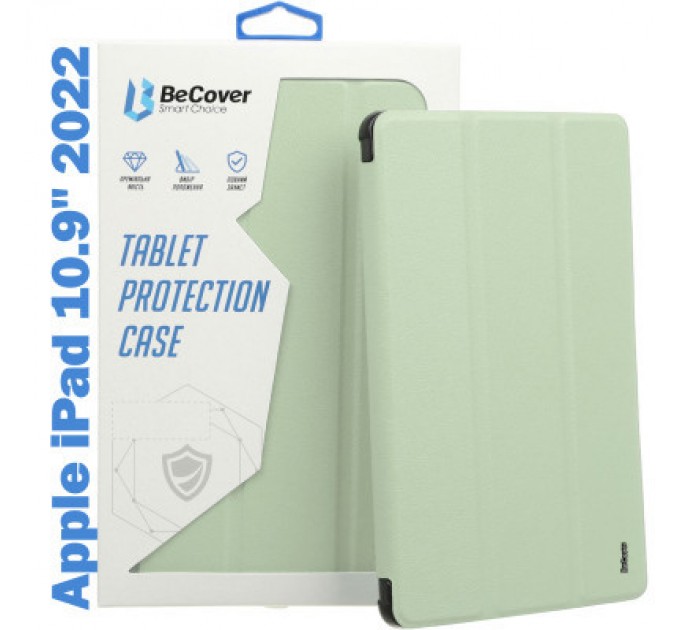 BeCover Чохол до планшета BeCover TPU Edge mount Apple Pencil Apple iPad 10.9" 2022 Green (708483)