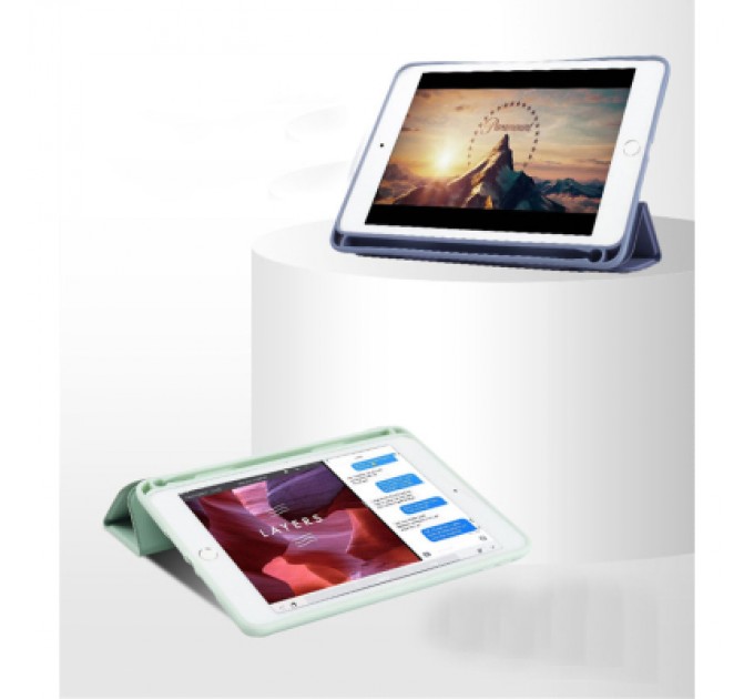BeCover Чохол до планшета BeCover Tri Fold Soft TPU mount Apple Pencil Apple iPad 10.2 2019/2020/2021 Deep Blue (708456)
