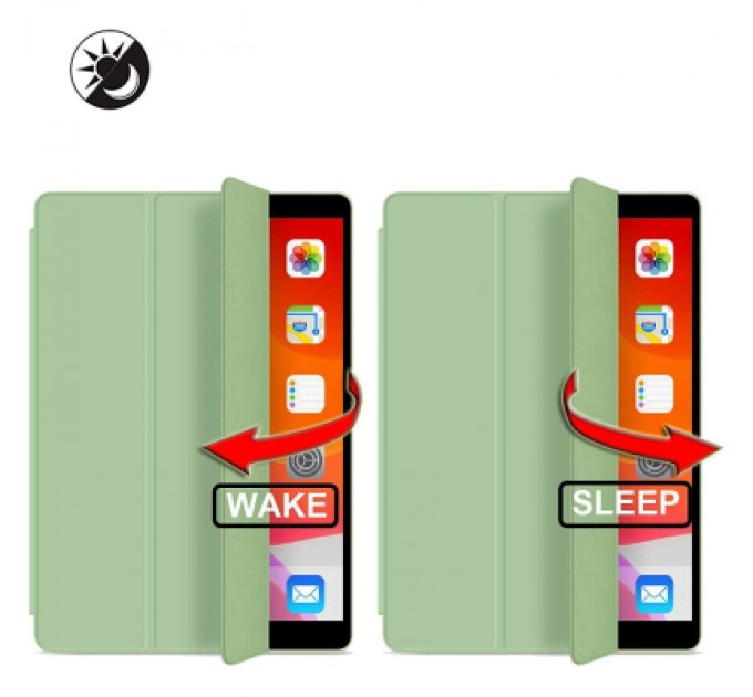 BeCover Чохол до планшета BeCover Tri Fold Soft TPU mount Apple Pencil Apple iPad 10.2 2019/2020/2021 Green (708457)