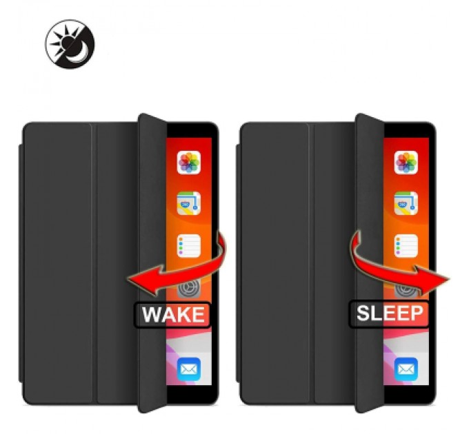 BeCover Чохол до планшета BeCover Tri Fold Soft TPU mount Apple Pencil Apple iPad 10.9" 2022 Black (708459)