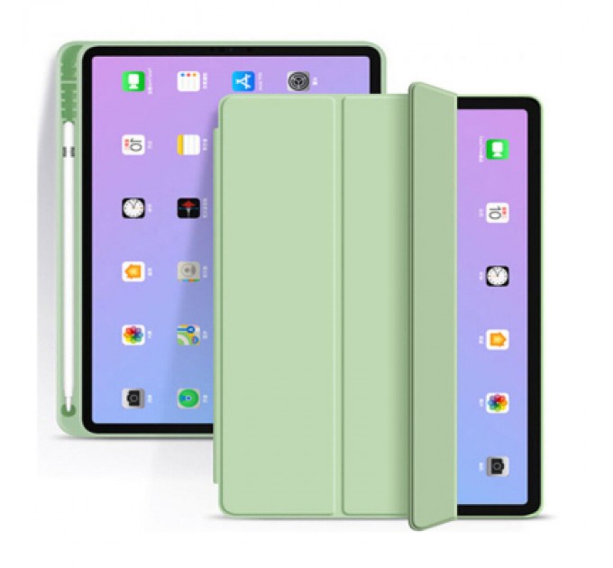 BeCover Чохол до планшета BeCover Tri Fold Soft TPU mount Apple Pencil Apple iPad 10.9" 2022 Light Green (708465)