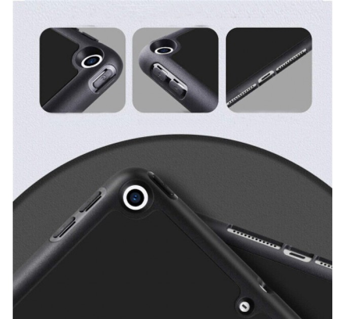 BeCover Чохол до планшета BeCover Tri Fold Soft TPU mount Apple Pencil Apple iPad 9.7 2017/2018 A1822/A1823/A1893/A1954 Black (708453)