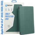 BeCover Чохол до планшета BeCover Tri Fold Soft TPU Silicone Apple iPad 10.2 2019/2020/2021 Dark Green (708514)