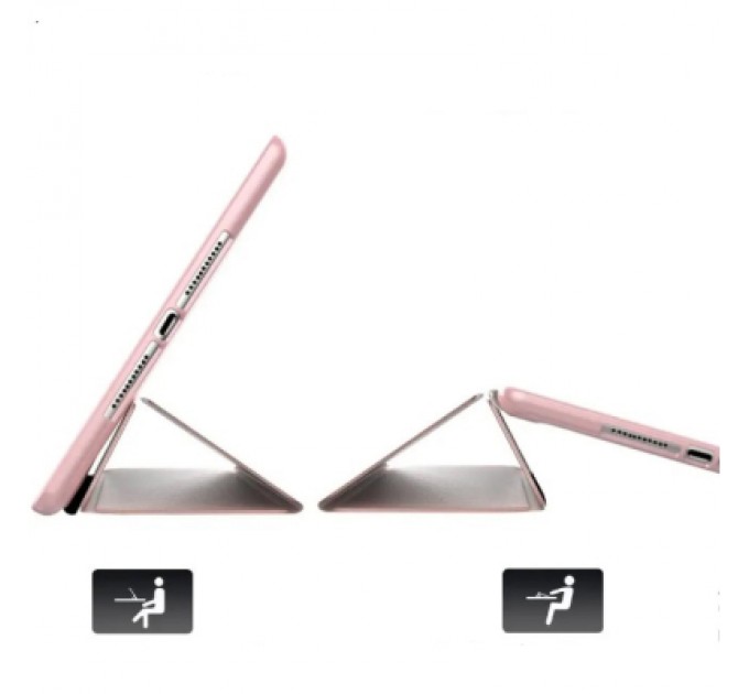 BeCover Чохол до планшета BeCover Tri Fold Soft TPU Silicone Apple iPad 10.2 2019/2020/2021 Pink (708516)