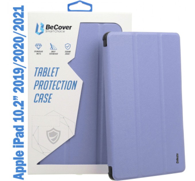 BeCover Чохол до планшета BeCover Tri Fold Soft TPU Silicone Apple iPad 10.2 2019/2020/2021 Purple (708517)