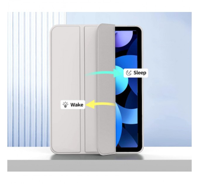 BeCover Чохол до планшета BeCover Tri Fold Soft TPU Silicone Apple iPad 10.9" 2022 Gray (708521)