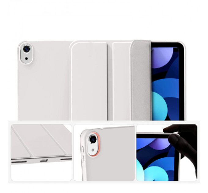 BeCover Чохол до планшета BeCover Tri Fold Soft TPU Silicone Apple iPad 10.9" 2022 Gray (708521)