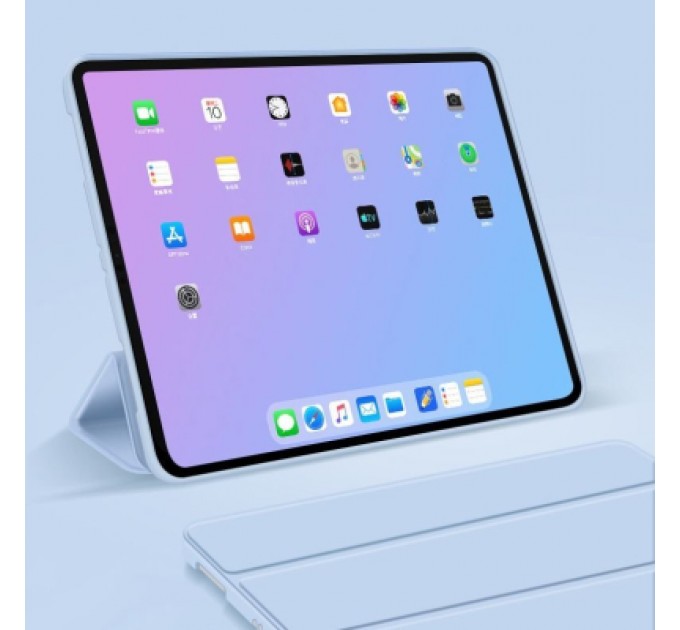 BeCover Чохол до планшета BeCover Tri Fold Soft TPU Silicone Apple iPad Air 4 10.9 2020/2021 Light Blue (708782)