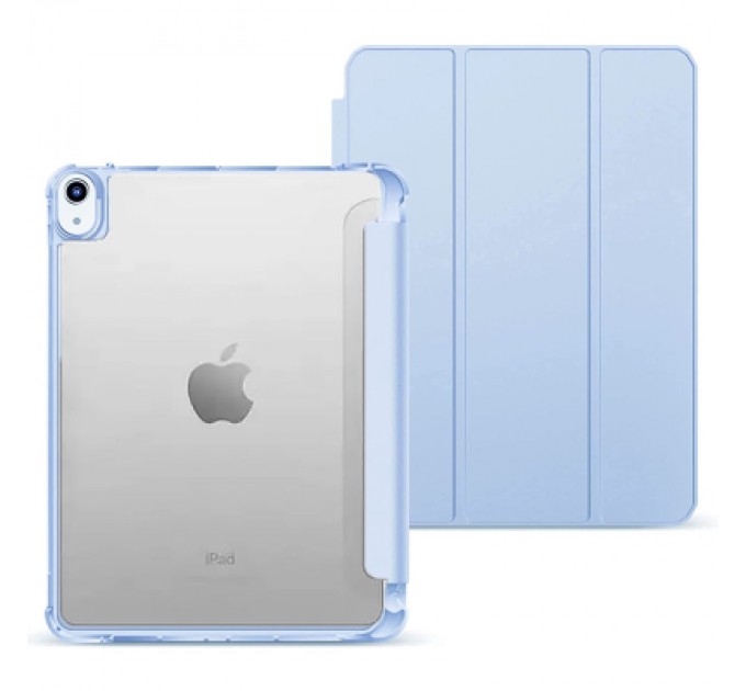 BeCover Чохол до планшета BeCover Tri Fold Soft TPU Silicone Apple iPad Air 5 (2022) 10.9" Light Blue (708510)
