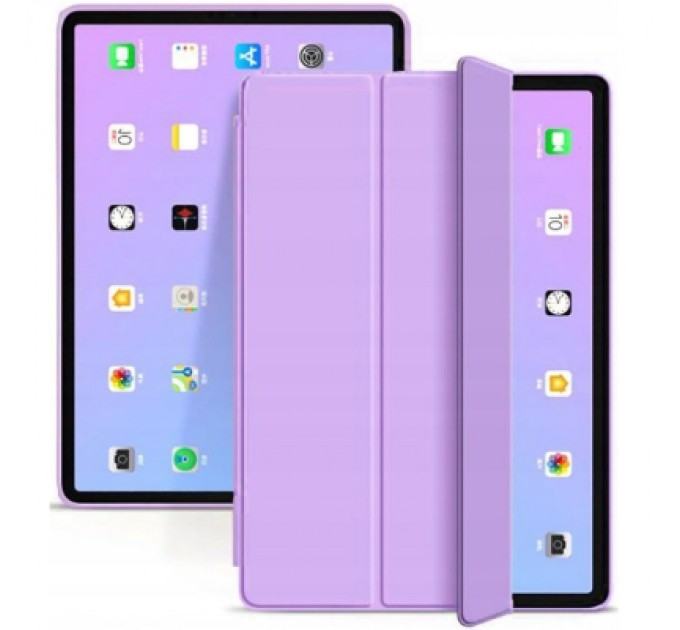 BeCover Чохол до планшета BeCover Tri Fold Soft TPU Silicone Apple iPad Air 5 (2022) 10.9" Purple (708511)