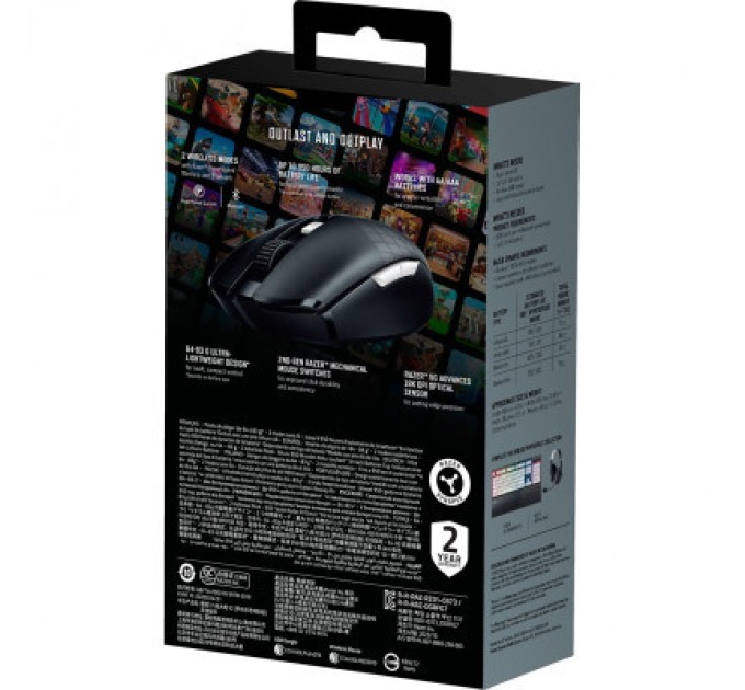 Razer Мишка Razer Orochi V2 Wireless Roblox Edition (RZ01-03730600-R3M1)