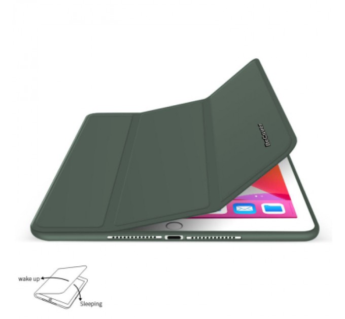 BeCover Чохол до планшета BeCover Tri Fold Soft TPU mount Apple Pencil Apple iPad 10.2 2019/2020/2021 Dark Green (706743)