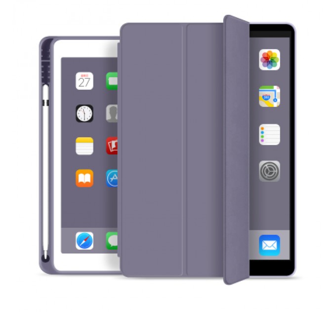 BeCover Чохол до планшета BeCover Tri Fold Soft TPU mount Apple Pencil Apple iPad 10.2 2019/2020/2021 Purple (706746)